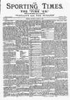 Sporting Times Saturday 13 August 1887 Page 1