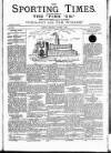 Sporting Times Saturday 01 October 1887 Page 1