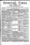 Sporting Times Saturday 07 January 1888 Page 1