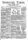 Sporting Times Saturday 08 February 1890 Page 1