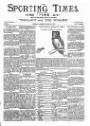 Sporting Times Saturday 29 March 1890 Page 1