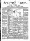 Sporting Times Saturday 15 November 1890 Page 1