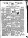 Sporting Times Saturday 20 December 1890 Page 1