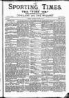 Sporting Times Saturday 22 August 1891 Page 1