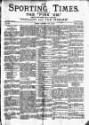 Sporting Times Saturday 09 July 1892 Page 1