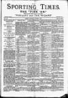 Sporting Times Saturday 01 October 1892 Page 1
