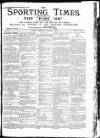 Sporting Times Saturday 01 November 1913 Page 1