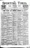 Sporting Times Saturday 13 March 1920 Page 1
