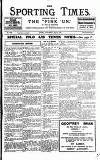 Sporting Times Saturday 21 May 1921 Page 1