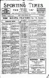 Sporting Times Saturday 08 October 1921 Page 1