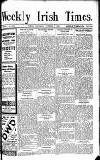 Weekly Irish Times Saturday 07 November 1908 Page 1