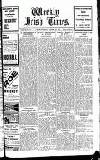Weekly Irish Times Saturday 22 January 1910 Page 1