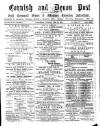 Cornish & Devon Post Saturday 29 June 1878 Page 1