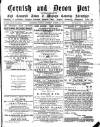 Cornish & Devon Post Saturday 12 October 1878 Page 1