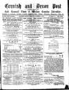 Cornish & Devon Post Saturday 16 November 1878 Page 1