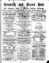 Cornish & Devon Post Saturday 14 December 1878 Page 1