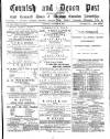 Cornish & Devon Post Saturday 22 February 1879 Page 1