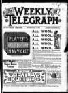 Sheffield Weekly Telegraph Saturday 03 August 1895 Page 1
