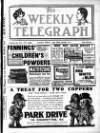 Sheffield Weekly Telegraph Saturday 19 August 1911 Page 1