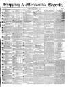 Shipping and Mercantile Gazette Friday 01 June 1849 Page 1