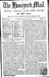 Homeward Mail from India, China and the East Monday 16 August 1869 Page 1