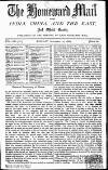 Homeward Mail from India, China and the East Monday 20 September 1869 Page 1