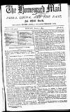 Homeward Mail from India, China and the East Monday 01 April 1872 Page 1