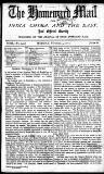Homeward Mail from India, China and the East Monday 04 November 1872 Page 1