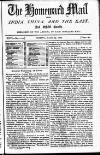 Homeward Mail from India, China and the East Friday 19 March 1880 Page 1