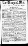 Homeward Mail from India, China and the East Thursday 25 March 1880 Page 1