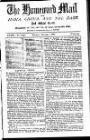 Homeward Mail from India, China and the East Saturday 01 October 1887 Page 1