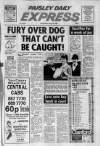 Paisley Daily Express Thursday 29 May 1986 Page 1