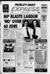 Paisley Daily Express Friday 08 July 1988 Page 1