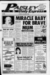 Paisley Daily Express Tuesday 15 November 1988 Page 1
