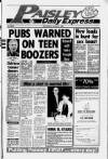 Paisley Daily Express Saturday 07 January 1989 Page 1
