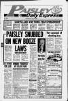 Paisley Daily Express Saturday 22 July 1989 Page 1