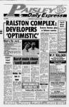 Paisley Daily Express Thursday 31 August 1989 Page 1