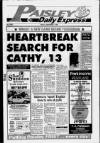 Paisley Daily Express Friday 01 December 1989 Page 1