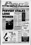 Paisley Daily Express Tuesday 12 December 1989 Page 1