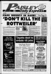Paisley Daily Express Monday 08 January 1990 Page 1