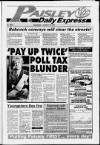 Paisley Daily Express Wednesday 24 January 1990 Page 1
