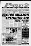 Paisley Daily Express Thursday 08 November 1990 Page 1