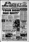 Paisley Daily Express Friday 23 November 1990 Page 1