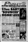 Paisley Daily Express Monday 03 December 1990 Page 1