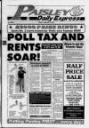 Paisley Daily Express Friday 25 January 1991 Page 1