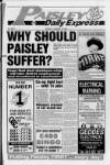 Paisley Daily Express Monday 13 January 1992 Page 1