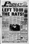 Paisley Daily Express Friday 15 May 1992 Page 1