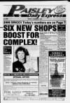 Paisley Daily Express Monday 02 November 1992 Page 1