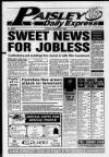 Paisley Daily Express Tuesday 01 December 1992 Page 1