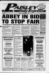 Paisley Daily Express Tuesday 22 December 1992 Page 1